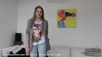 Preview 1 of Zzzqqq - super fresh new 18yo margarita nervously doing her first ever casting