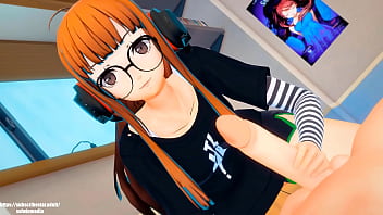 Preview 1 of Sex Sinta Teguh - Futaba First Handjob Persona 5