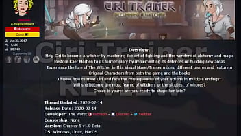 Preview 1 of Scak Gen - Otakusexart Game: Ciri Trainer