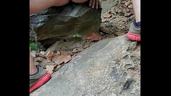 Preview 2 of Bebada Suruba Novinha - Outdoor cumshot