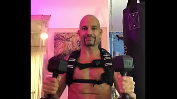 Preview 2 of Sunny Leone Bf Video Hd In - WORKING OUT AT HOME GYM THE RIPPED BODY PORNSTAR MAXXX LOADZ