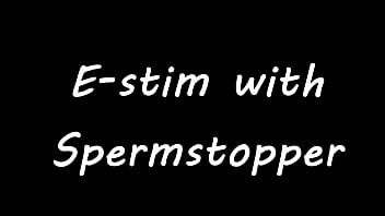 Preview 1 of Bangla Magi Sex - Estim cum milking with spermstopper