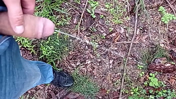 Preview 3 of Hard Flicking Coring - pissing outdoor Thomson