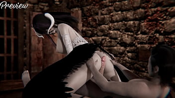 Preview 1 of Korean Mother And Son Sex - Hardcore sex with Albedo l 3D Hentai Uncensored