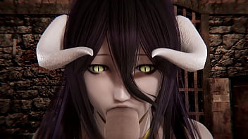 Preview 4 of Korean Mother And Son Sex - Hardcore sex with Albedo l 3D Hentai Uncensored