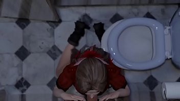 Preview 4 of Forced Grip - Aerith Gloryhole Blowjob