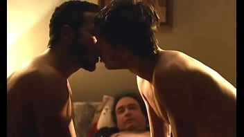 Preview 2 of Dvd Pure Xxx - Éric Bernard and Félix Maritaud in a sexy andf hot gay kiss from movie Sauvage | GAYLAVIDA.COM