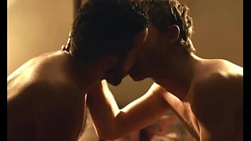 Preview 3 of Dvd Pure Xxx - Éric Bernard and Félix Maritaud in a sexy andf hot gay kiss from movie Sauvage | GAYLAVIDA.COM