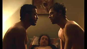 Preview 1 of Dvd Pure Xxx - Éric Bernard and Félix Maritaud in a sexy andf hot gay kiss from movie Sauvage | GAYLAVIDA.COM