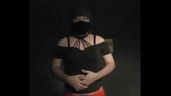 Preview 1 of Sex With Douhgter On Sleep Porn - Modelando medias Rojas
