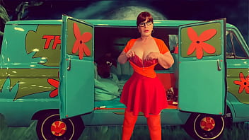 Preview 4 of Phim Cap3 Com - Granny Velma Dinkley&#039_s Haunted Mystery Fuck &amp_ Creampie