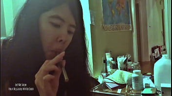 Preview 3 of Grand Sister - Let Me Vape Your Big Juicy White Cock! starring Alexandria Wu