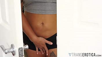 Preview 1 of Brezzers Hd Video - TRANSEROTICA Tbabe Cherry Mavrik Tag Teams Babe With Stud