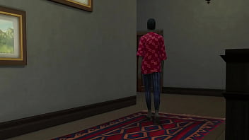 Preview 2 of Algae Tgzaz - Indian stepbrother watching  stepsister from a chair in his room - Family Sex Taboo - Adult Movie