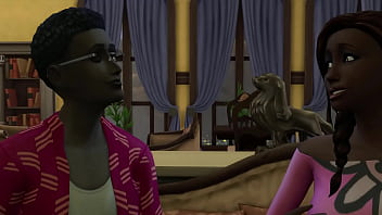 Preview 1 of Algae Tgzaz - Indian stepbrother watching  stepsister from a chair in his room - Family Sex Taboo - Adult Movie