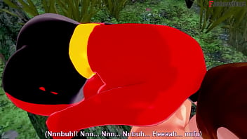 Preview 2 of Sonamshi Sinha - Elastigirl fuck in a mission in the forest | The incredibles | Full Movie on PTRN or Sheer: Fantasyking3