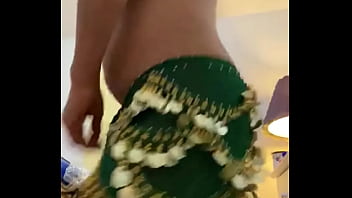 Preview 4 of Son Watches Mom N Dad Sex Video - Anna Maria Mature Latina Belly dance tease
