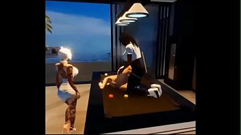 Preview 2 of Nigerian Lesibian - 3DXCHAT FUTANARI COMPILATION #11