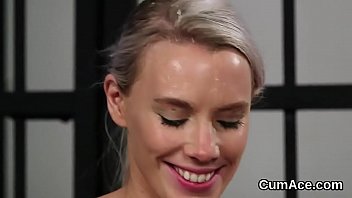 Preview 3 of 3d Csmchowhk 1 - Wacky honey gets cumshot on her face swallowing all the love juice