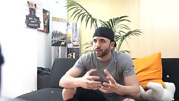 Preview 1 of Black Man Lamba L Land - A couple of strangers watching porn. Will they end up fucking?