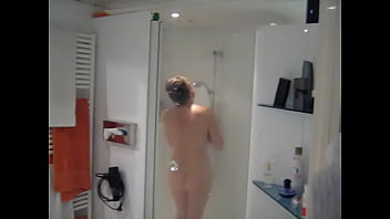 Preview 2 of Brazzers Girl Fucked Hard - Dutch milf Jacqueline in the shower before her morning orgasm.