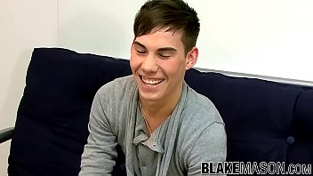 Preview 1 of Mom Rach - Cute British twink Evan jerking off until cum sprays himself