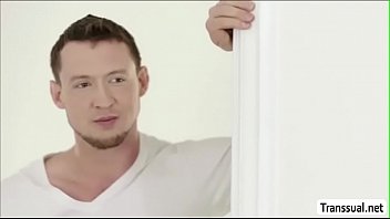 Preview 1 of Mom Sex Fther - TS Khloe Kay finally gets anal by dudes