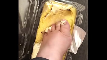 Preview 3 of Bitoni Heel Fuck - Smashing lemon cake foot fetish