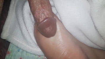 Preview 1 of Ban Www Xxx Com - Cumshot on oiled feet,  s.