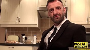 Preview 1 of Pom Sex Vedio - Big beautiful sub sucks Pascal White