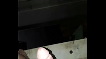Preview 1 of In Net Cafe - I piss out the window with my hard cock