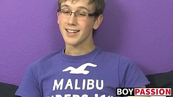 Preview 3 of Big Nnatural Tit - Jockstrap glasses twink Tommie Reed hot solo masturbation