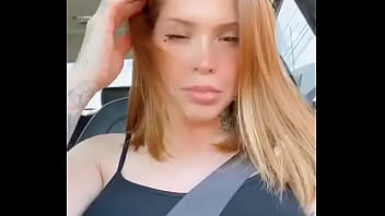 Preview 1 of Skato - Showing boobs while driving