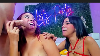 Preview 1 of Mom Dn - all the girls go headfirst into this boy&#039_s cock - ROUGH THROAT