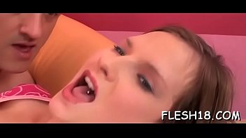Preview 3 of Xxx Belek Vides - Marvelous brunette barely legal Carol&#039_s slit is destroyed