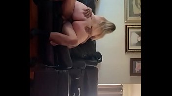 Preview 4 of Curvy Mom With - Pawg riding dick in parents house