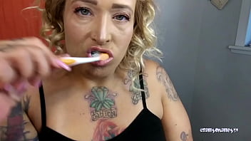 Preview 2 of Youjizz Rause - Cum watch my Brush my Teeth