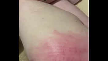 Preview 2 of Jangle Hard Big Fuck - James slapping an already red ass