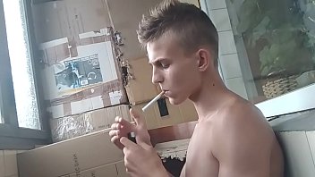 Preview 1 of Security Guard Sex Porn - Man smoking fetish V - marombagay.net