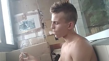 Preview 4 of Security Guard Sex Porn - Man smoking fetish V - marombagay.net