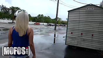 Preview 1 of Metro Sport - Cute Blonde (Mila Marx) Bounces On Strangers Big Cock For Some Extra Cash - MOFOS