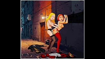Preview 4 of Full Xxx Sexy Clip - Batalla de waifus #02,  Edici&oacute_n Amas de Casa: Lois Griffin vs. Francine Smith