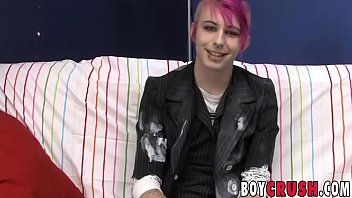 Preview 3 of Theif Bdsm - Girly twink Jay Donohue jerks off after getting interviewed