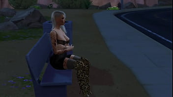 Preview 1 of Puss Big Tube - Night Work a street girl picks up a customer on the street