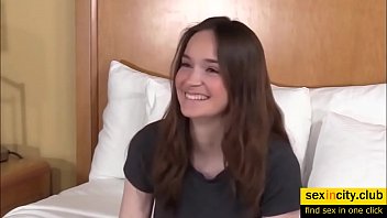 Preview 1 of Munky Woman - Innocent Looking Teen Girl First Time Casting