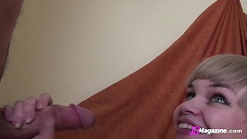 Preview 2 of Zoo Snake Fuck Pussy - Young Russian Short Haired Amy Days Sucks &amp_ Foot Fucks Cock!