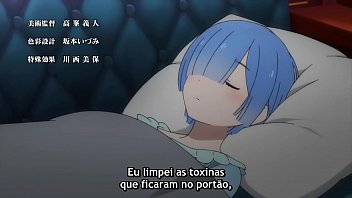Preview 1 of Sexo Anal Contra La Pared - Re:Zero Epis&oacute_dio 2 Temporada 2 (Legendado em Portugu&ecirc_s)
