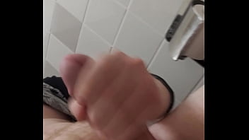 Preview 2 of Pese Leker Chudai Sex - Cumming in public bathroom