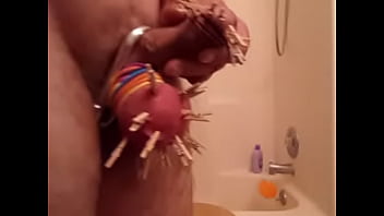 Preview 3 of Www Bengalicom - jackmeoffnow cbt rings on balls clothespins on cock &amp_ big balls - [7-15-18-2960]