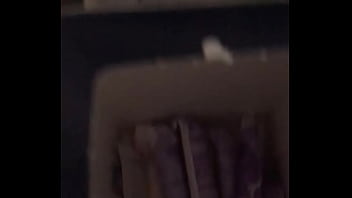 Preview 2 of Milf Moms Cum Inside Pussy - Spying on a hotties tampons and pads in her bathroom